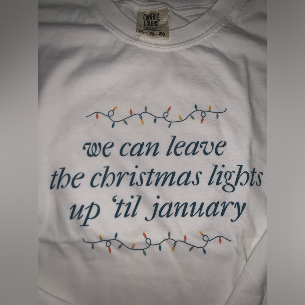 Long sleeve xl comfort colors